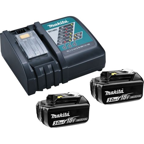 MAKITA BL1830B/DC18RC 2x3Ah 18v Charger & battery pack