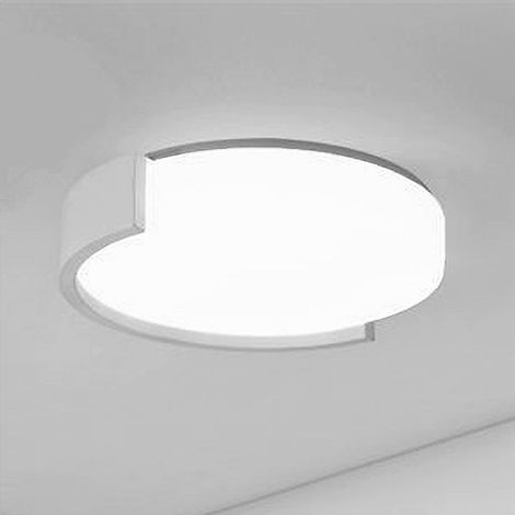 TrAdE Shop Traesio - Plafoniera Led 24watt Cerchio Bianco Moderno Da Soffitto Tonda Luce Fredda 50101 - (1/2)