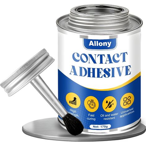 Contact Glue, Glue All Materials, No Nails or Screws, Rubber Leather, 170 g (1/5)