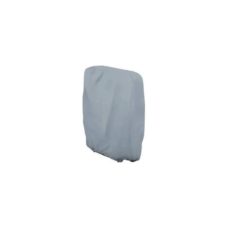 Housse de chaise imperméable 34×110 cm, protection pliable pour mobilier de jardin, couleur argent (1/5)