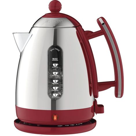 Bouilloire sans fil 1.5l 3000w rouge - Dualit - 72021