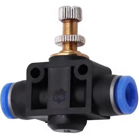 Vannes de régulation de débit pneumatiques à connexion rapide, raccord rapide 4 mm, 6 mm, 8 mm, 10 mm, 12 mm pour pulvérisateurs SA12 (1/5)