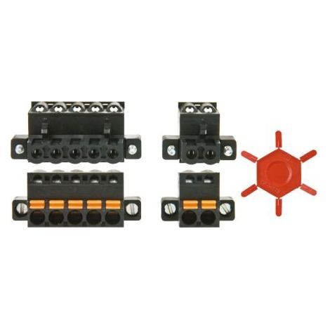 Modicon X80 - borniers débrochables - à ressort - pour module d'alim. - lot de 2