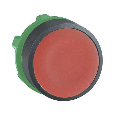 Botón de plástico plano, rojo, sin marcar, Harmony XB5 (1/5)