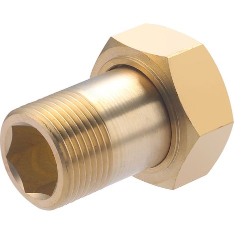 Racor de Contador Divisional Hembra Tuerca Libre QUICK PLOMBERIE - Macho 3/4 Hembra 1'