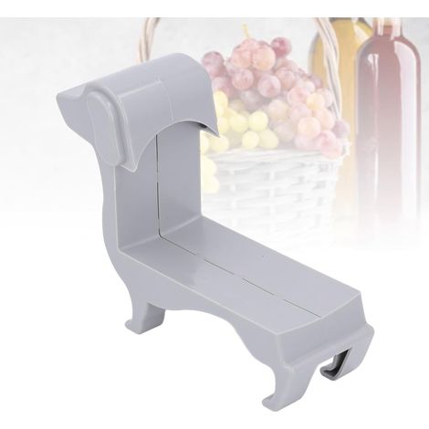 Porte-Bouteille de vin Teckel, casier à vin drôle de Chien Saucisse, Un casier à vin de Cuisine Unique et décoratif pour Votre Bar à la Maison (Gris) (1/5)