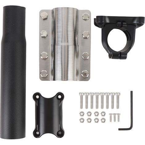 Mounting Pole for Motorhome Roof (0.9-1.1 inches) - Aluminum Alloy, for V1/V2 Antenna (1/5)
