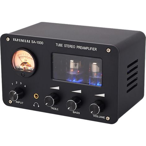 Préamplificateur à tube audiophile SA-1000, amplificateur audio électrique, 4 entrées, 2 sorties, interfaces, commutation sans perte, puce 5532 intégrée (1/5)