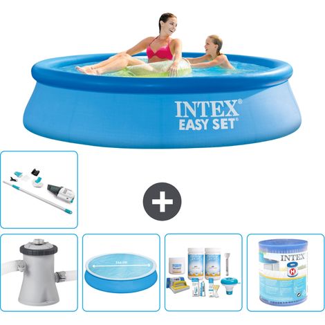 Intex Piscine Easy Set Ronde - 244x61 cm - 6-pièces S30767