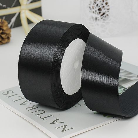 1 rouleau de ruban, 4 cm de large x 22 m de long - un magnifique ruban double face, idéal pour les cadeaux de Noël, les nœuds de mariage et les décorations.