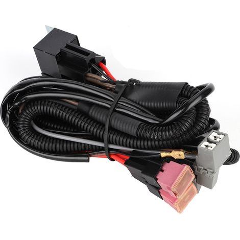 Faisceau de câblage H1/H7 pour phares halogènes de voiture, IP46, étanche et résistant (1/5)