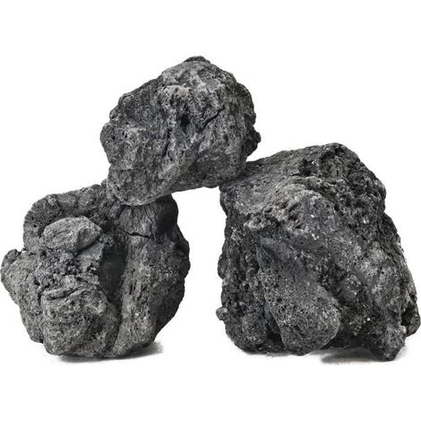 Roches De Lave Noires 2,25Kg Pierre Volcanique Naturelle Pour Aquarium Brasero Jardinières De Succulentes Bonsaï Et Décorati[BI5] (1/5)