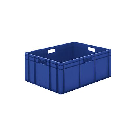 LA-KA-PE Contenedor apilable de transporte L800xA600xH320mm - TK800/320-0 AZUL