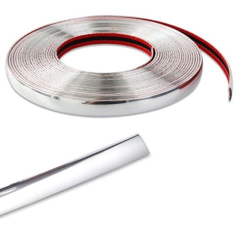 Wasserfeste und kratzfeste Türdekorleiste mit Klebstoff (10 mm x 15 m) - Crezuo
