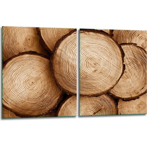 2 plaques de protection en verre pour poêle 40x52 bois (1/5)