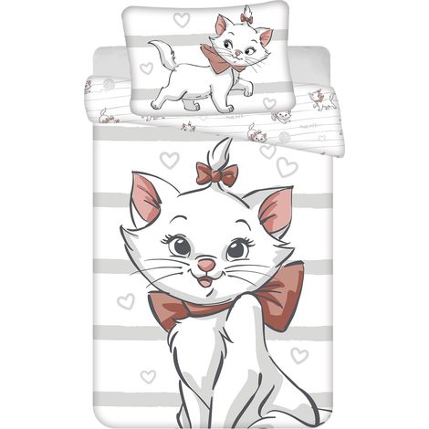 Disney Marie Kinderbettwäsche – Bettbezug 100x135 cm & Kissenbezug 40x60 cm (1/5)