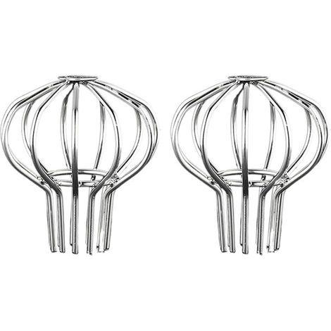 Lot de 2 protections de gouttière en acier inoxydable pour gouttière, protection contre les feuilles, la mousse, la boue et les débris (convient pour un trou de 50 mm de diamètre) (1/5)