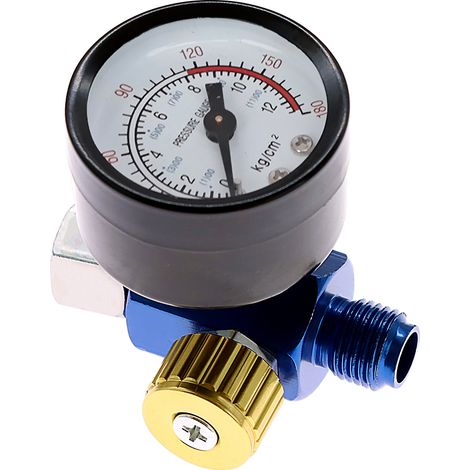 Régulateur de pression d'air, Machine de pulvérisation d'aérographe de peinture, jauge de réglage, Valve de régulation, accessoire d'outil pneumatique (1/5)