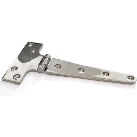 Paire de Charnières Marines en Acier Inoxydable 316 Charnières Lourdes en Forme de T, Qualité Marine, Résistantes à la Corrosion, pour Portes Industrielles et Commerciales (1/4)