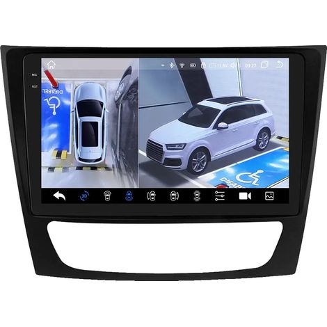 Autorradio, micrófono dual, sistema de navegación, compatible con Renault Dacia Dokker/Lodgy 2012 - 2021, cámara 360 QS8 (1/2)