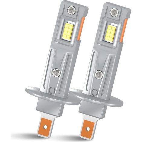 Ampoule H1 100W 6000K Blanc Froid, Haute Luminosité Chip CSP3570 (1/5)