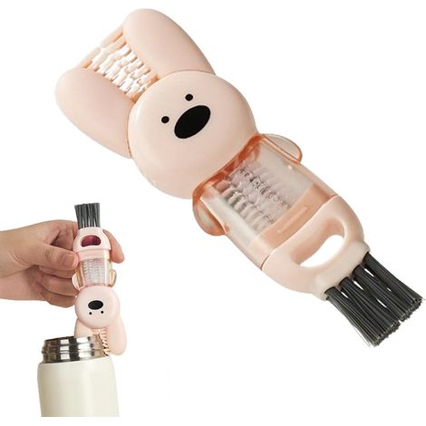 Brosse de nettoyage pour couvercles, nettoyant pour couvercles, brosse de nettoyage pour bouchons de bouteille - Tasse L (1/5)