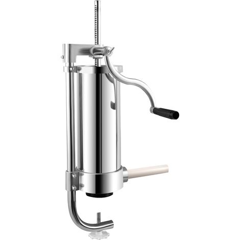 Embutidora de salchichas con capacidad de 3 kg 4 tubos de 15 19 22 y 25 mm ideal para uso doméstico diseño en acero inoxidable 200020109