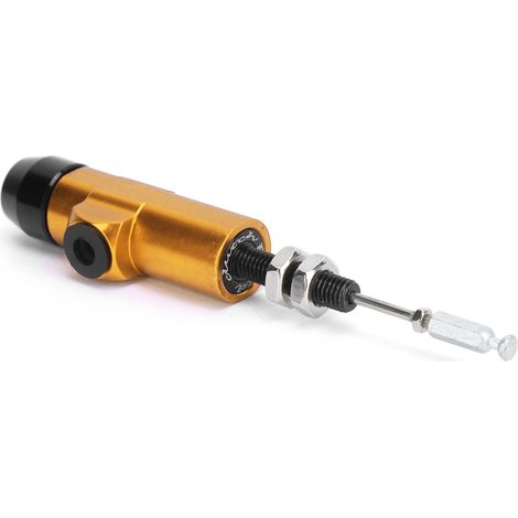 Motorrad-Hydraulikkupplungspumpe aus Aluminiumlegierung, universell einsetzbar für Roller und Fahrräder, gelb (1/5)