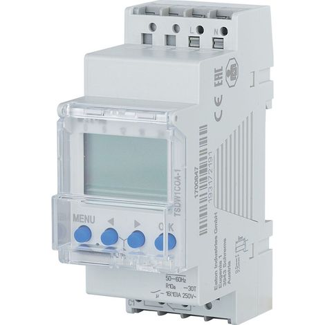 Temporizador digital Eaton tsdw1coa-1 programación diaria semanal