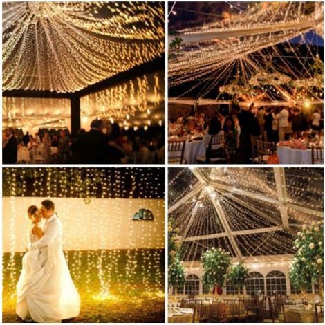 Guirlande Lumineuse Extérieur et Interieur, 100M 600 LEDGuirlande Lumineuse Sapin avec Prise Modes Étanche Guirlande Noel Exterieur Décoration pour Chambre, Sapin, Noël, Mariage, Jardin [Classe énergé (1/4)