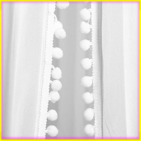 EJ.life Ciel de lit Couverture de rideau de moustiquaire pour lit à dôme rond pour bébé enfant luminaire moustiquaire Gris (1/5)