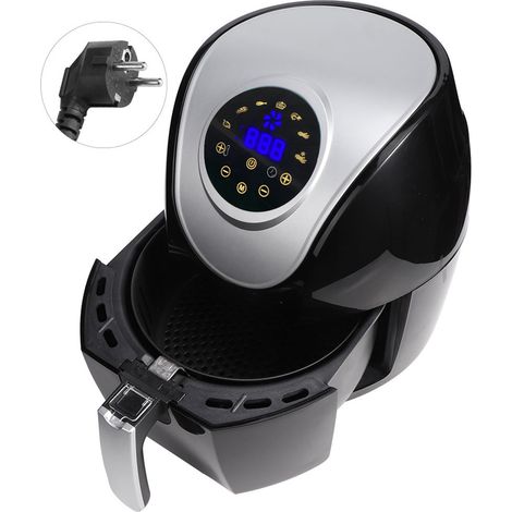 Fryer à air, 5L Smart Touch Screen Household Fryer Fryer Fryer chauffage chauffant à l'huile sans friture Appareils de cuisson du four multicational pour (1/5)