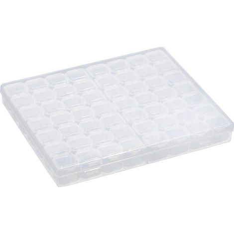 Boîte multifonctionnelle à 28 compartiments pour bijoux, broderies, strass, nail art et perles Tommoy01 (1/3)