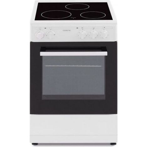 Cuisiniere OCEANIC vitrocéramique 50 x50 - four convection naturelle - four 48L - blanc