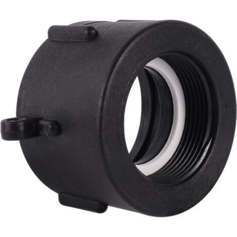 Adaptateur IBC 60 mm Filetage Grossier à 1.5",Adaptateur Robinet Tuyau Arrosage,Raccord Cuve 1000 litres,pour Vanne Cuve 1000l,Reservoir eau de Pluie,Conteneur