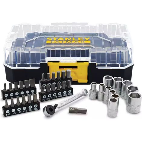 STANLEY ZESTAW KLUCZY  37el.  1/4 MODUŁ PRO-STACK S