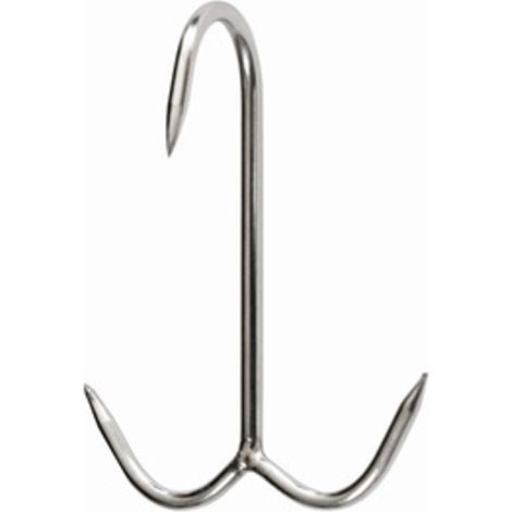 GANCIO INOX P/MACELLAIO ANCORA 120 X 6 MM