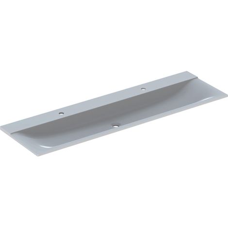 Geberit Xeno 2 lavabo, avec 2 trous pour robinetterie et sans (1/3)