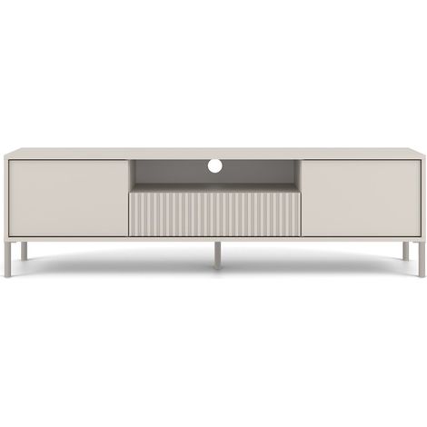 Kamaro 160 Slim Cashmere TV Stand 160 Cm Modern Bedroom Frame (1/5)