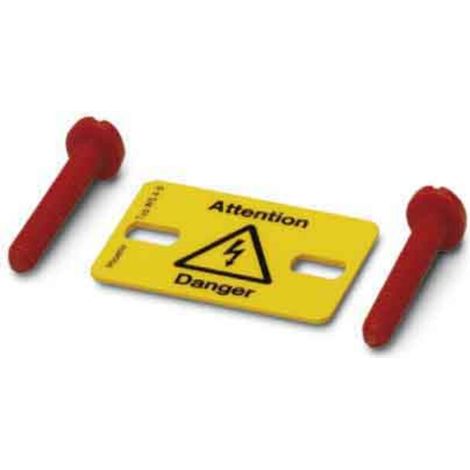 Phoenix Contact Warnschild WS 3- 5 10 Stk