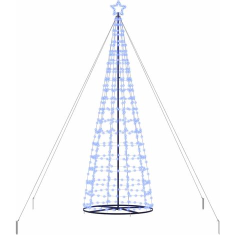 Arbre de Noël,Sapin de Noël LED avec 800 LED avec support Bleu 400 cm Fer CFW53682 (1/5)