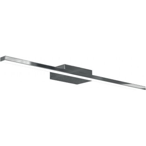Applique Moderna Line Metallo Cromo Diffusore Acrilico Bianco Led 6W Nat 50Cm (1/5)