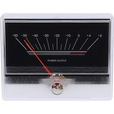 Mini VU-mètre Audio de Précision avec Rétroéclairage - Indicateur de Niveau DB Amplificateur Compact