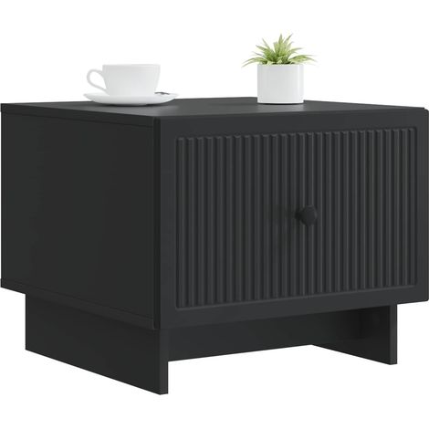 Maison Exclusive - Couchtisch mit Schubladen Schwarz 49 x 50 x 40