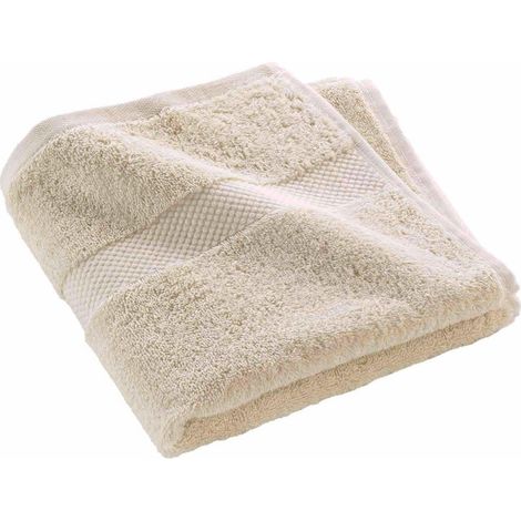 Serviette de Toilette "Elegance" 50x90cm Sable (1/5)