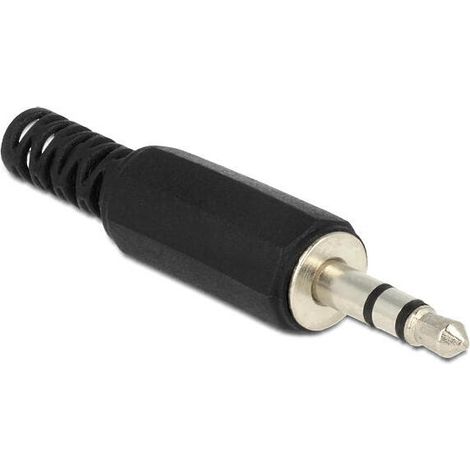 Conector Jack 3.5 mm stereo plastico soldar (22-015) (1/2)