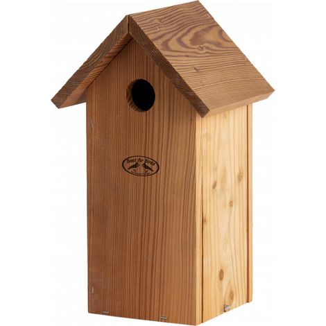 Nichoir pour mésange - L 14,3 x l 17 x H 30 cm - Marron - Livraison gratuite (1/5)