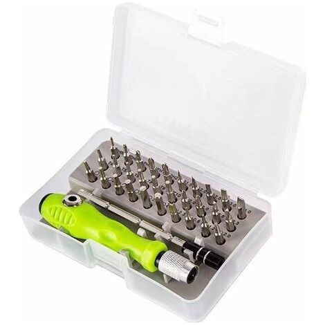 Tournevis Précision Kit,32-in-1 Mini Kit de Torx Tournevis Clés Allen Outils de Réparation pour iphone Portable Laptop Montre Bijoux Jouets Lunettes macBook,Fonepro (1/5)