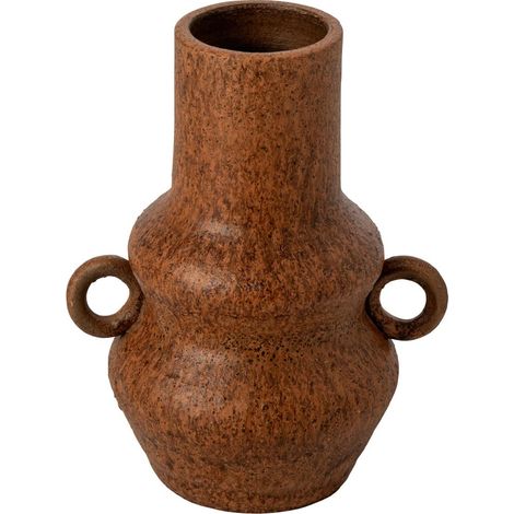 Vase en Céramique "Amphora" 27cm Cognac (1/3)