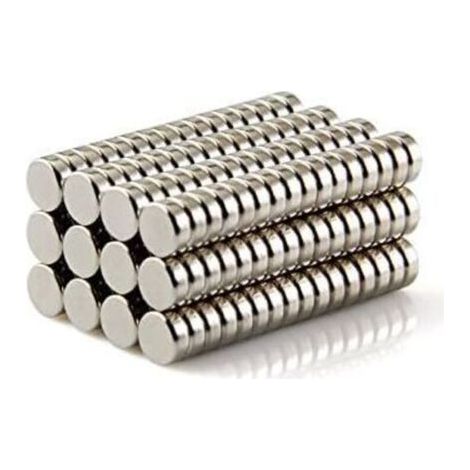 Aimant néodyme 25 aimants néodyme N52 disque 8x3mm (1/2)